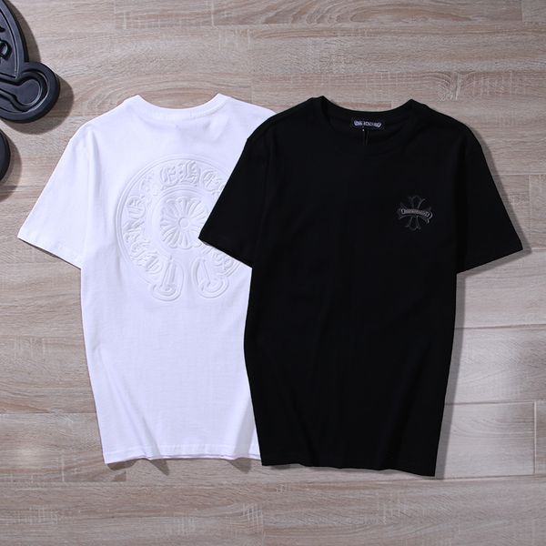ch chh 2021 spring summer new couple sanskrit cross double embossed round neck t-shirt men's and women's top, White
ch chh 2021 spring summer new couple sanskrit cross double embossed round neck t-shirt men's and women's top, White