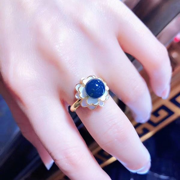 100% natural mexico blue amber ring with rose gold ring 925 sterling silver women rings, Red;blue
100% natural mexico blue amber ring with rose gold ring 925 sterling silver women rings, Red;blue