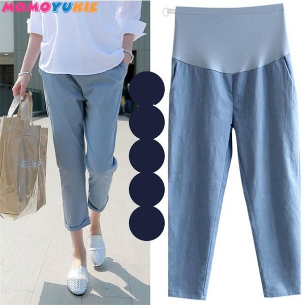 thin cotton linen spring summer ankle-length pants high waist leisure maternity solid color pregnant women clothing 210721, White
thin cotton linen spring summer ankle-length pants high waist leisure maternity solid color pregnant women clothing 210721, White