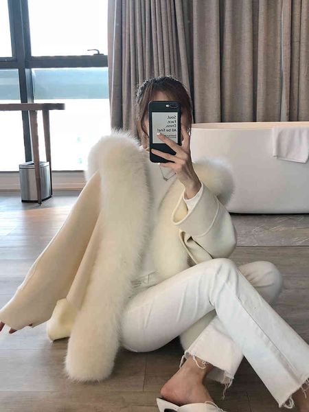 women's jackets cashmere coat 2021 winter loose casual korean version of the soft fashion sweet length medium, Black;brown
women's jackets cashmere coat 2021 winter loose casual korean version of the soft fashion sweet length medium, Black;brown