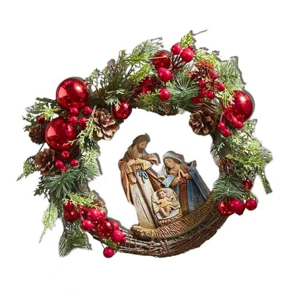 decorative flowers & wreaths nativity door wreath sacred christmas 14in perfect decoration for thanksgiving
decorative flowers & wreaths nativity door wreath sacred christmas 14in perfect decoration for thanksgiving