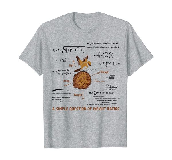 a simple question of weight ratios funny math t-shirt, White;black
a simple question of weight ratios funny math t-shirt, White;black