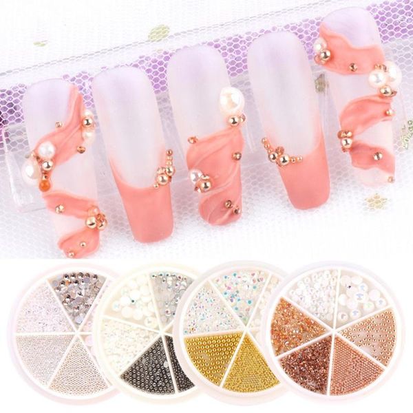 nail art decorations 1box 6 grid white flower pearl 3d decoration japanese style metal steel ball manicure accessories, Silver;gold
nail art decorations 1box 6 grid white flower pearl 3d decoration japanese style metal steel ball manicure accessories, Silver;gold