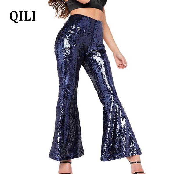 women's pants & capris qili women flare glitter sequined trousers mid waist rear zipper long fashion womens elegant sequin, Black;white
women's pants & capris qili women flare glitter sequined trousers mid waist rear zipper long fashion womens elegant sequin, Black;white