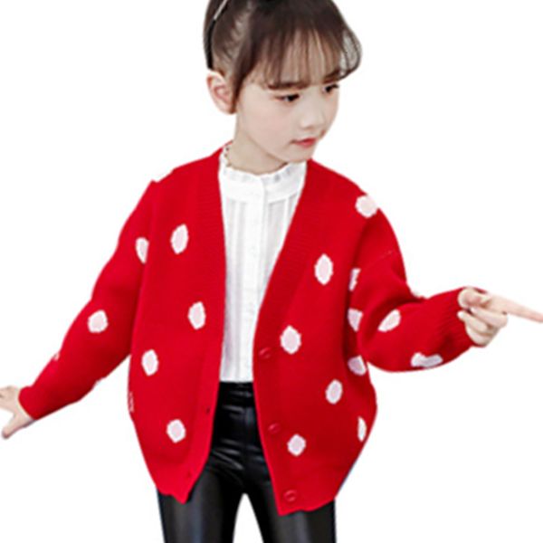 2021 new spring fall korean dot red cardigan sweater children coat girls 4-13 years baby jacket clothes 9yx1, Blue
2021 new spring fall korean dot red cardigan sweater children coat girls 4-13 years baby jacket clothes 9yx1, Blue