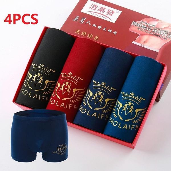 underpants 4pcs/lot men's briefs man boxer mid-waist comfortable and breathable trendy personality, Black;white
underpants 4pcs/lot men's briefs man boxer mid-waist comfortable and breathable trendy personality, Black;white