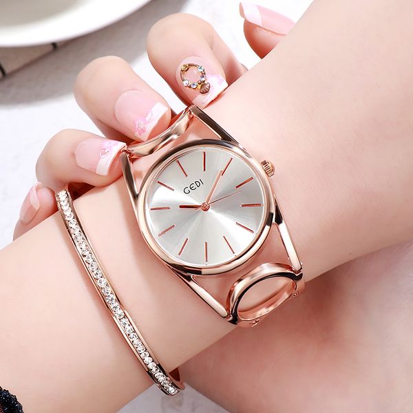 luxury gedi brand rose gold plated bracelet watches women ladies crystal elegant dress quartz wristwatches relogio feminino 201114, Slivery;brown
luxury gedi brand rose gold plated bracelet watches women ladies crystal elegant dress quartz wristwatches relogio feminino 201114, Slivery;brown
