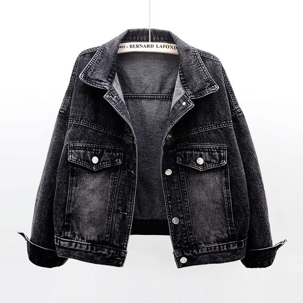 women's jackets autumn fashion black denim jacket women batwing sleeve short loose korean jeans student female outerwear chaqueta mujer, Black;brown
women's jackets autumn fashion black denim jacket women batwing sleeve short loose korean jeans student female outerwear chaqueta mujer, Black;brown