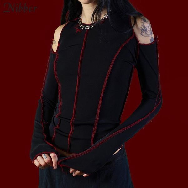 simple black stripe design hollow out crop women 2021autumn winter fashion full sleeve t-shirts harajuku tees mujer, White
simple black stripe design hollow out crop women 2021autumn winter fashion full sleeve t-shirts harajuku tees mujer, White