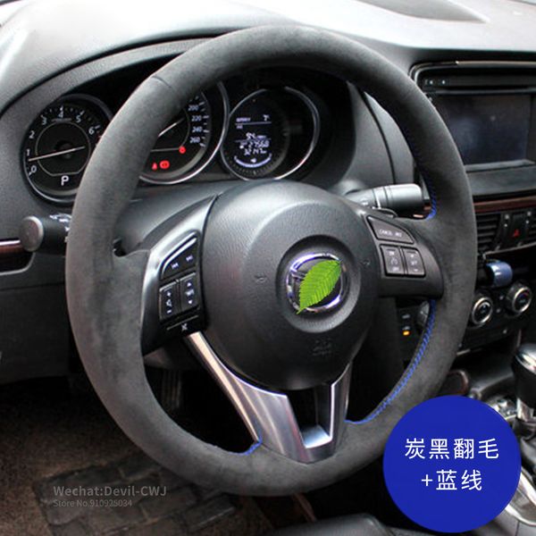 car pi for mazda 6 cx4 atenza axela3 cx5 cx8 steering wheel cover hand-stitched suede leather hand grip auto interior accessorie
car pi for mazda 6 cx4 atenza axela3 cx5 cx8 steering wheel cover hand-stitched suede leather hand grip auto interior accessorie