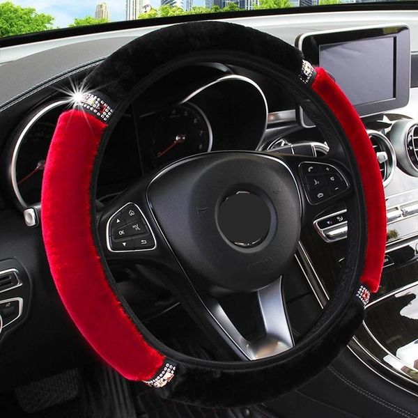 steering wheel covers universal 37-38cm diameter soft plush rhinestone car cover interior accessories steering-cover car-styling
steering wheel covers universal 37-38cm diameter soft plush rhinestone car cover interior accessories steering-cover car-styling