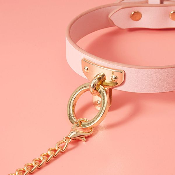 sexyual abuse collar leather and chain link female bondage toy dog slave collar alternative bondage toy
sexyual abuse collar leather and chain link female bondage toy dog slave collar alternative bondage toy