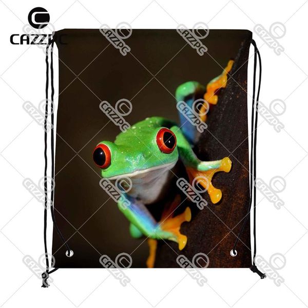 shopping bags red-eye green frog animal black print custom individual nylon fabric drawstring backpack gift bag pack of 4
shopping bags red-eye green frog animal black print custom individual nylon fabric drawstring backpack gift bag pack of 4