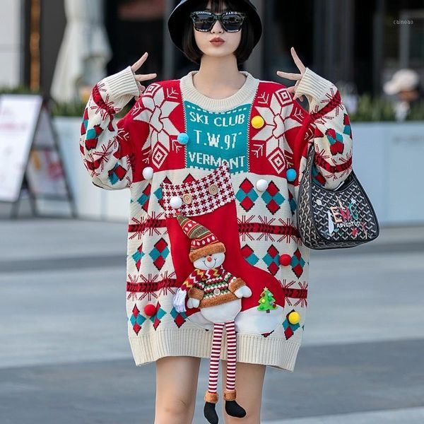 women's sweaters 2021 fashion sweater striped mid-length loose woman real s red, White;black
women's sweaters 2021 fashion sweater striped mid-length loose woman real s red, White;black