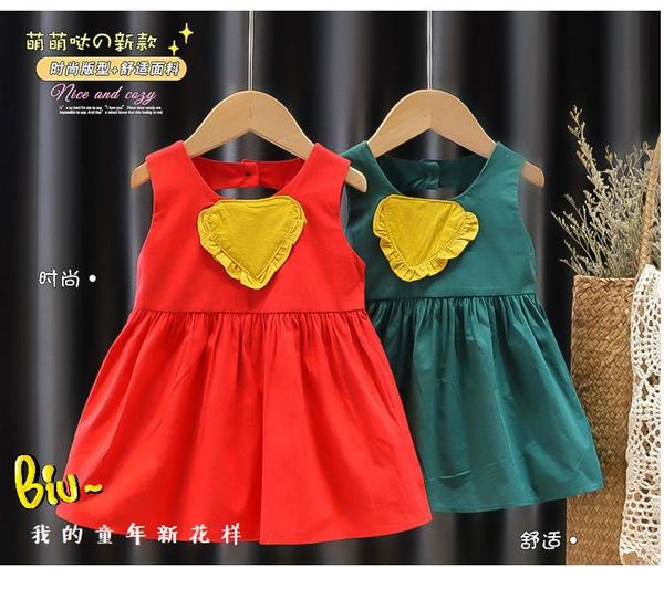 girl's dresses baby dress sleeveless girls princess summer children clothing, Red;yellow
girl's dresses baby dress sleeveless girls princess summer children clothing, Red;yellow