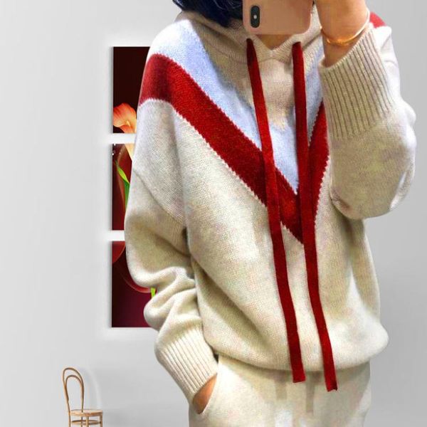 women's sweaters 2021 spring and autumn women cashmere sweater hooded collar pullovers solid color knit jacket bottomed, White;black
women's sweaters 2021 spring and autumn women cashmere sweater hooded collar pullovers solid color knit jacket bottomed, White;black