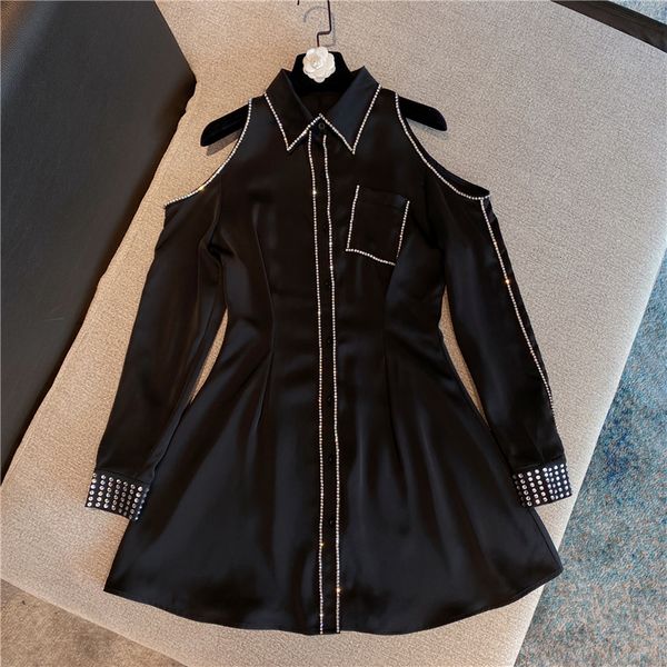 2021 spring new arrivals empire wedged long sleeve release solid color off shoulder knee shirt mini dress w2b3, Black;gray
2021 spring new arrivals empire wedged long sleeve release solid color off shoulder knee shirt mini dress w2b3, Black;gray