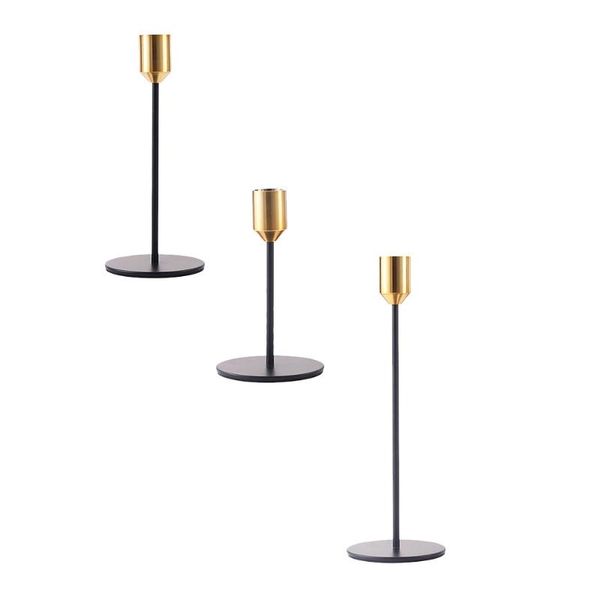 candle holders 3pcs creative iron candlestick retro holder decorative prop for friends
candle holders 3pcs creative iron candlestick retro holder decorative prop for friends
