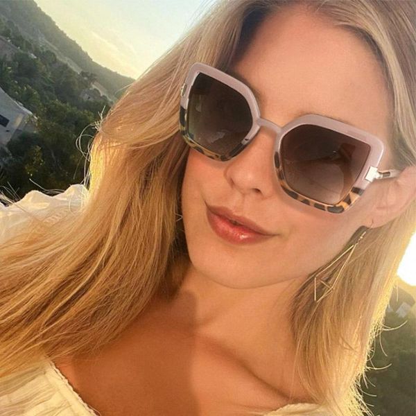 sunglasses fashion oversized square women gradient trendy summer style retro brand design sun glasses oculos de so, White;black
sunglasses fashion oversized square women gradient trendy summer style retro brand design sun glasses oculos de so, White;black