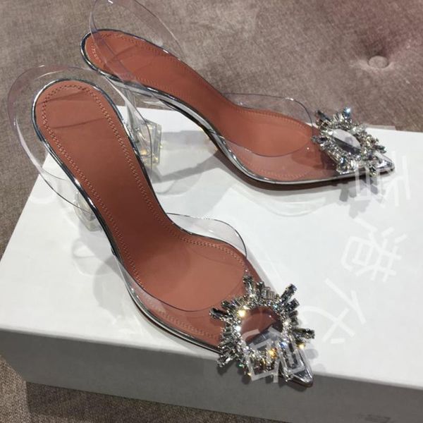 prowow transparent pvc sandals women crystal gladiator sandals women slingback high heels wedding shoes woman, Black
prowow transparent pvc sandals women crystal gladiator sandals women slingback high heels wedding shoes woman, Black