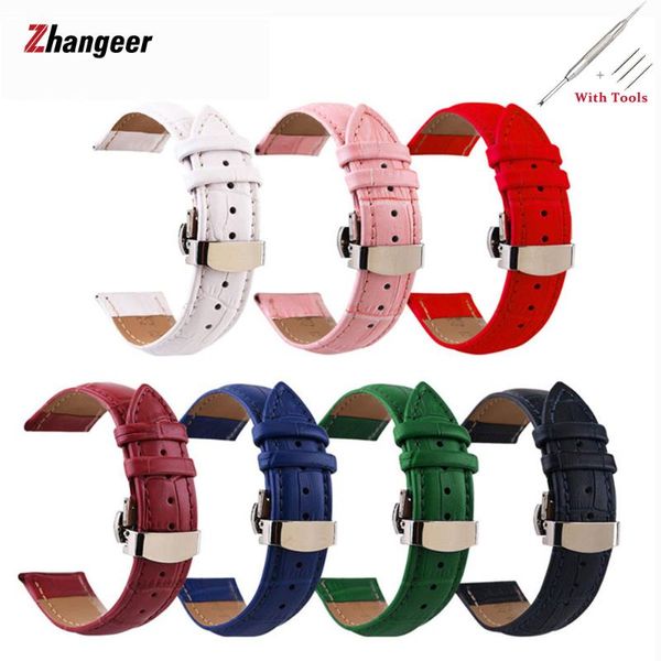 watch bands genuine leather bamboo pattern strap double press automatic butterfly buckle cowhide watchband 12-24mm bracelet wristband, Black;brown
watch bands genuine leather bamboo pattern strap double press automatic butterfly buckle cowhide watchband 12-24mm bracelet wristband, Black;brown