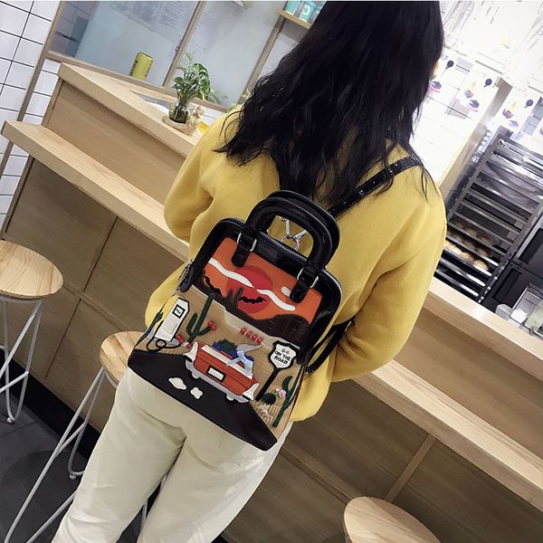 bag holderbackpack women's 2021 new fashion creative cartoon stitching embroidery technology portable backpack for womenhandbag hook
bag holderbackpack women's 2021 new fashion creative cartoon stitching embroidery technology portable backpack for womenhandbag hook
