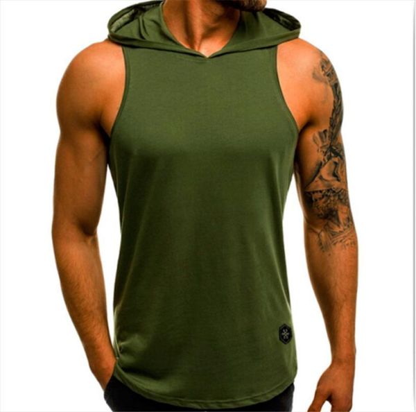 mens fashion sleeveless hoodie men tank slim muscle sweatshirt cool hoody sports gym sport solid hoodies vests, White;black
mens fashion sleeveless hoodie men tank slim muscle sweatshirt cool hoody sports gym sport solid hoodies vests, White;black