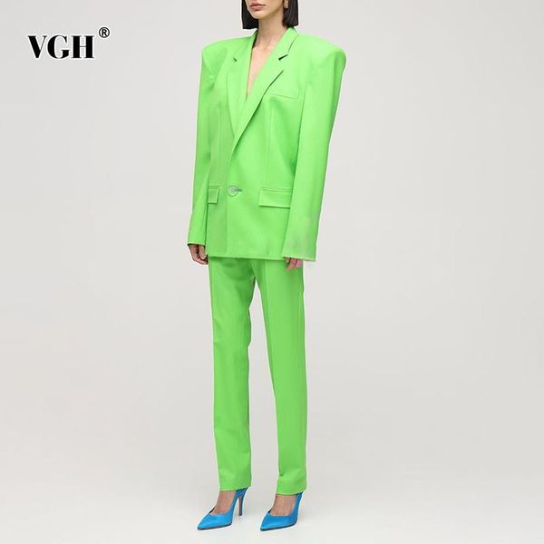 women's two piece pants vgh patchwork casual set for women lapel long sleeve blazers loose full length pant solid sets female 2021 clot, White
women's two piece pants vgh patchwork casual set for women lapel long sleeve blazers loose full length pant solid sets female 2021 clot, White