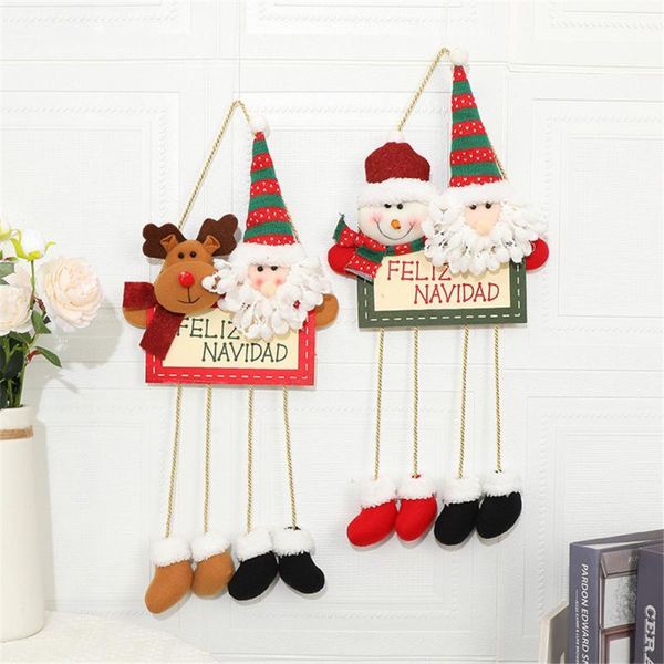 christmas decorations door hanging plush santa claus snowman elk wall window scene decoration festival party ornament supplies
christmas decorations door hanging plush santa claus snowman elk wall window scene decoration festival party ornament supplies