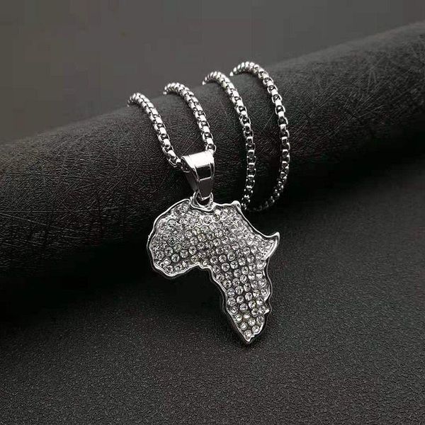 pendant necklaces potcet neutral stainless steel africa map titanium necklace geometric fashion hip hop party jewelry, Silver
pendant necklaces potcet neutral stainless steel africa map titanium necklace geometric fashion hip hop party jewelry, Silver