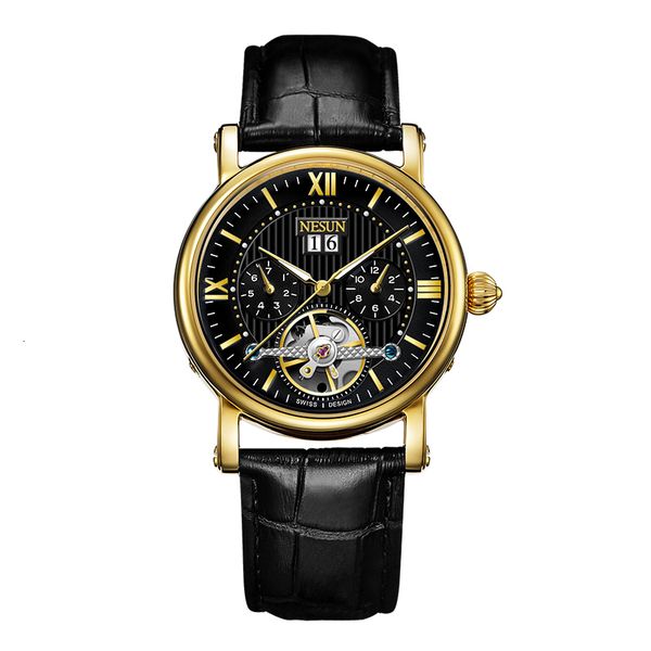 nesun luxe mark men automatic watches sport polshorlogies double tourbillllon skeleton 50m waterproof clock male relogio masculino, Slivery;brown
nesun luxe mark men automatic watches sport polshorlogies double tourbillllon skeleton 50m waterproof clock male relogio masculino, Slivery;brown