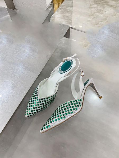 sandals women's shoes baotou resplendent diamond back thin heel pointed high heels spring and summer, Black
sandals women's shoes baotou resplendent diamond back thin heel pointed high heels spring and summer, Black