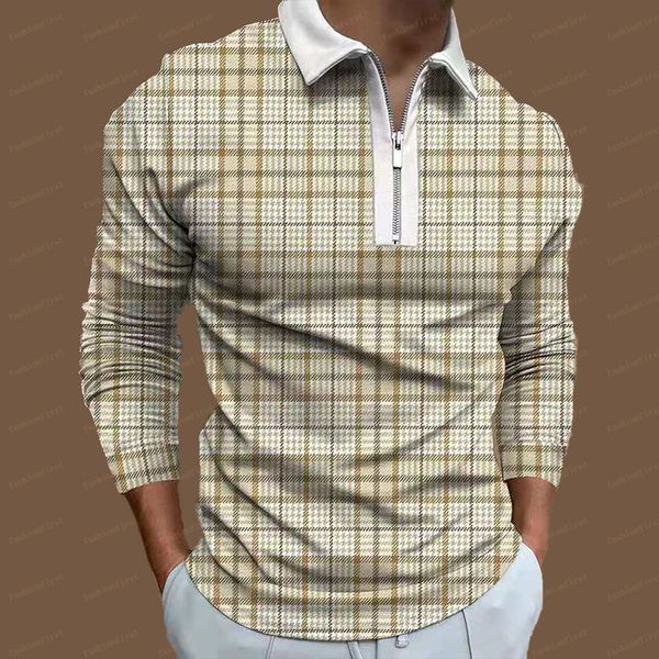 polo shirts for men designer stripe t-shirt plaid striped solid printing zipper roll clothing color contrast check pattern tees spring europ, White;black
polo shirts for men designer stripe t-shirt plaid striped solid printing zipper roll clothing color contrast check pattern tees spring europ, White;black