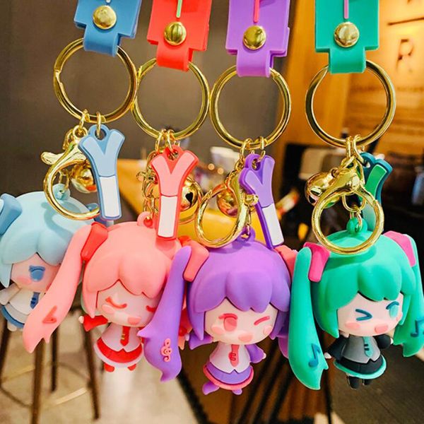 creativity cartoon keychain key buckle bag car handmade man woman loves purse bags keychains silica gel hatsune miku girl doll pen252k, Silver
creativity cartoon keychain key buckle bag car handmade man woman loves purse bags keychains silica gel hatsune miku girl doll pen252k, Silver
