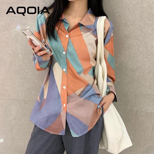 aqoia vintage long sleeve turn down collar women blouses button up loose patchwork print blouse 2021 spring summer ladies shirt, White
aqoia vintage long sleeve turn down collar women blouses button up loose patchwork print blouse 2021 spring summer ladies shirt, White