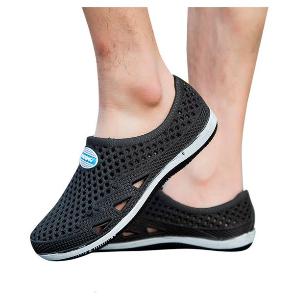 mesh couples men hollow breathing out non-slide beach outdoor shoes 36-45 zapatos muji lui half slipper, Black
mesh couples men hollow breathing out non-slide beach outdoor shoes 36-45 zapatos muji lui half slipper, Black
