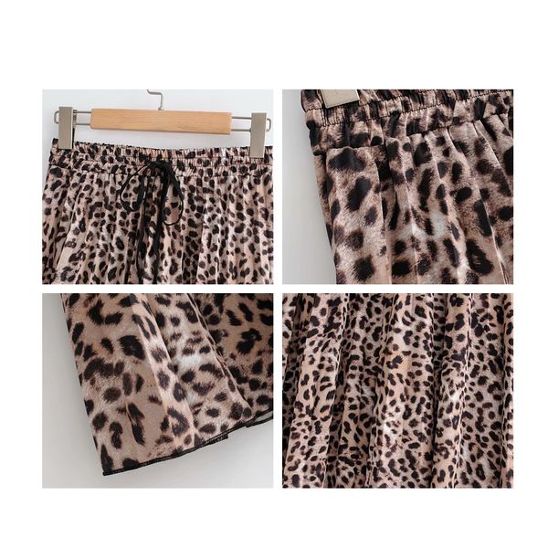 New 2021 Women Vintage Leopard Print Pleated Midi Ladies Drawstring Tie Elastic Waist Skirts Female Casual Skirt TYTY, Black
New 2021 Women Vintage Leopard Print Pleated Midi Ladies Drawstring Tie Elastic Waist Skirts Female Casual Skirt TYTY, Black