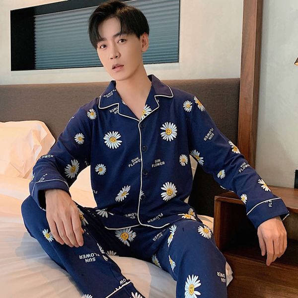 pajamas spring autumn long sleeve men's summer thin youth can wear all cotton home suit, Black;brown
pajamas spring autumn long sleeve men's summer thin youth can wear all cotton home suit, Black;brown