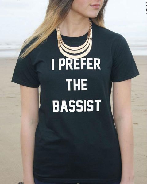i prefer the bassist print women tshirt cotton casual funny shirt for lady white black tee harajuku hipster street zt203-123
i prefer the bassist print women tshirt cotton casual funny shirt for lady white black tee harajuku hipster street zt203-123