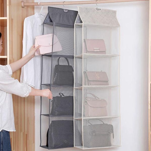 storage bags wardrobe wallet organizer hanging handbag 4 large heavy duty mesh shelves hand removable design
storage bags wardrobe wallet organizer hanging handbag 4 large heavy duty mesh shelves hand removable design