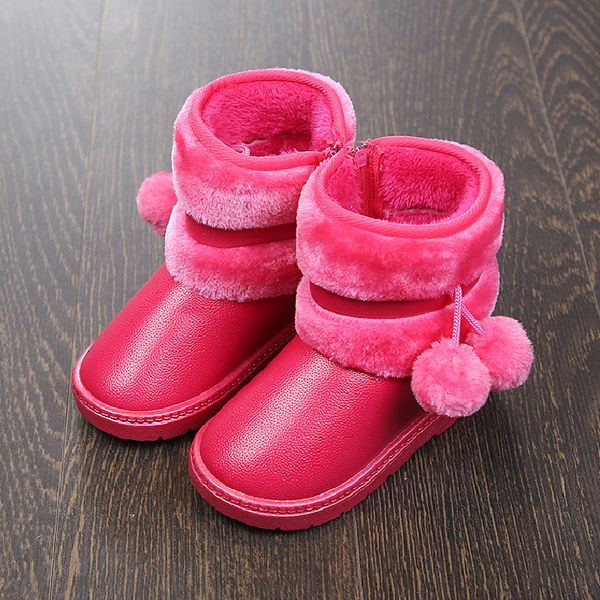 New Winter Toddler Shoes Girls Snow Boots Plush Warm Leather Waterproof Outdoor Children Boot Fashion Kids Ankle Boot With Ball, Default color
New Winter Toddler Shoes Girls Snow Boots Plush Warm Leather Waterproof Outdoor Children Boot Fashion Kids Ankle Boot With Ball, Default color