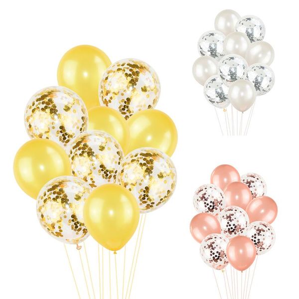 party decoration 12inch latex balloons and colored confetti mix gold wedding birthday decorations helium ballon balls
party decoration 12inch latex balloons and colored confetti mix gold wedding birthday decorations helium ballon balls