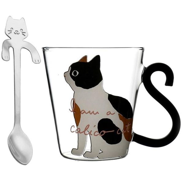cute cats heat resistant coffee mugs drinking insulation glass cup creative gift drinkware milk with spoon
cute cats heat resistant coffee mugs drinking insulation glass cup creative gift drinkware milk with spoon