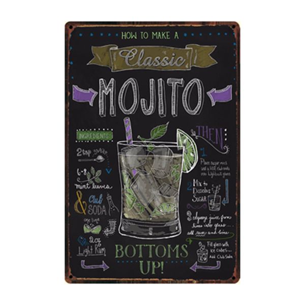 mojito martini mimosa cocktail sports bar metal sign poster home decor pub wall iron painting 20*30 cm size y-1002
mojito martini mimosa cocktail sports bar metal sign poster home decor pub wall iron painting 20*30 cm size y-1002