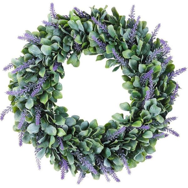 decorative flowers & wreaths artificial wreath door 40cm lavender spring front wall hanging for wedding home decor
decorative flowers & wreaths artificial wreath door 40cm lavender spring front wall hanging for wedding home decor