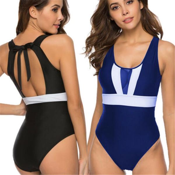 one-piece suits 2021 summer one piece swimsuit black blue patchwork swimwear women high waist bathing beachwear backless swim wear
one-piece suits 2021 summer one piece swimsuit black blue patchwork swimwear women high waist bathing beachwear backless swim wear