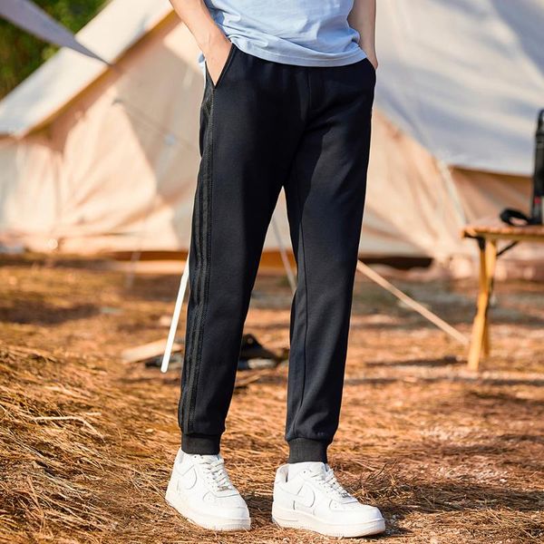 2021 spring causal sweatpants men cotton streetwear stripe design hip hop men's joggers azs105345, Black
2021 spring causal sweatpants men cotton streetwear stripe design hip hop men's joggers azs105345, Black