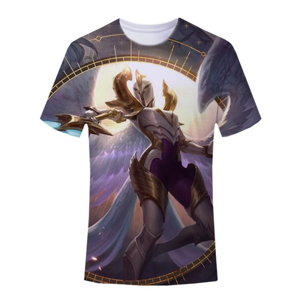 2021 game t-shirt lol league of legends shooter pattern 3d printing t-shirt men and women casual o-neck street casual loose fashion hip-hop, White;black
2021 game t-shirt lol league of legends shooter pattern 3d printing t-shirt men and women casual o-neck street casual loose fashion hip-hop, White;black