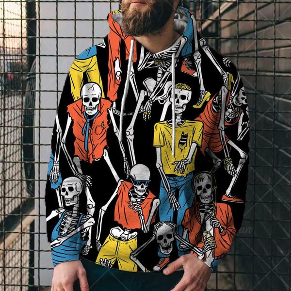 men's hoodies & sweatshirts european and american coat hip-hop parody skull 3d digital printing casual loose hoodie male cross-border, Black
men's hoodies & sweatshirts european and american coat hip-hop parody skull 3d digital printing casual loose hoodie male cross-border, Black