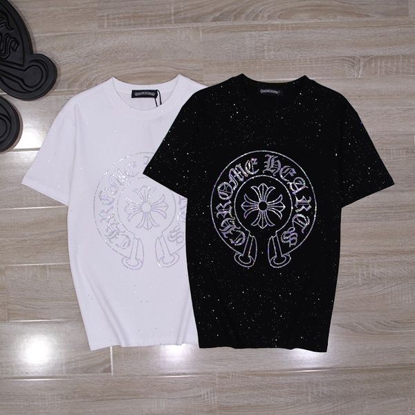 ch 2021 summer new net cross flower universe nebula scatter star lovers t-shirt, White
ch 2021 summer new net cross flower universe nebula scatter star lovers t-shirt, White